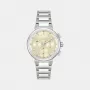 BOSS Moteriškas Laikrodis 1502676 Kvarcinis 37mm Nerūdijančio Plieno Sidabrinis/Rožinio Aukso