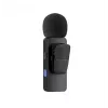 BOJA BY-V4 belaidė mikrofonų sistema 2,4 GHz su 4 siųstuvais ir 1 imtuvu (3,5 mm jungtis) juoda