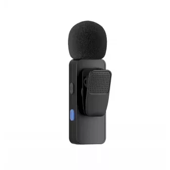 BOJA BY-V4 belaidė mikrofonų sistema 2,4 GHz su 4 siųstuvais ir 1 imtuvu (3,5 mm jungtis) juoda