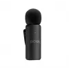 BOJA BY-V4 belaidė mikrofonų sistema 2,4 GHz su 4 siųstuvais ir 1 imtuvu (3,5 mm jungtis) juoda