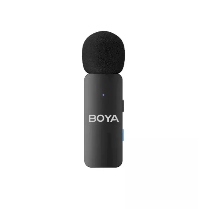 BOJA BY-V4 belaidė mikrofonų sistema 2,4 GHz su 4 siųstuvais ir 1 imtuvu (3,5 mm jungtis) juoda