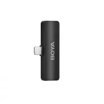 BOJA BY-V4D belaidė mikrofonų sistema su 4 siųstuvais ir 1 Lightning imtuvu (juoda)
