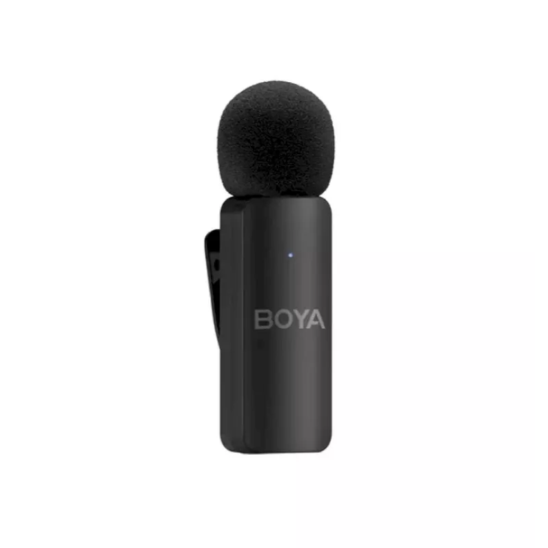 BOJA BY-V4D belaidė mikrofonų sistema su 4 siųstuvais ir 1 Lightning imtuvu (juoda)