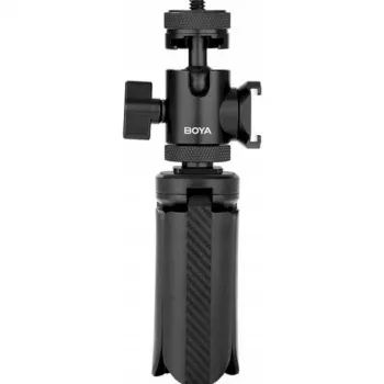 BOYA Desktop Stand 01 1/4 colio mikrofono ir fotoaparato trikojis – juodas