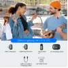 BOYA Mini 2-01 belaidė mikrofono sistema 2,4GHz su 2 siųstuvais ir 2 imtuvais (USB-C ir Lightning) juoda