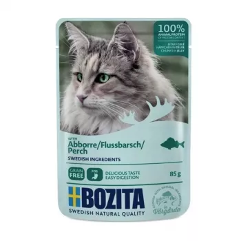 Bozita 3635 Perch Chunks in Jelly šlapias ėdalas katėms 85g