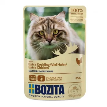 Bozita HiS Extra Chicken šlapias kačių maistas 85 g