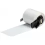 Brady M6-78-427-AW savaiminio laminavimo vinilo apvyniojimo etiketės, baltos/perpšviečiamos, 38,1 mm x 38,1 mm, skirtos BMP41/51/53, 250 vnt. kasetėje