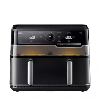 Braun Air Fryer TD5073IBK - 5,5 l skaitmeninė gruzdintuvė su oro cirkuliacija, 1700W, juoda