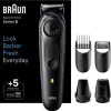 Braun Series 5 BT5441 barzdos trimeris su 40 ilgio nustatymų ir 100 min. baterijos veikimo