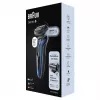 Braun Series 61 - B1000s elektrinis skustuvas šlapiam ir sausam skutimui, mėlynas