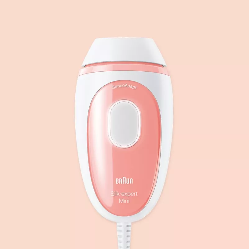 Braun Silk-expert PL1000 šviesos plaukų šalinimo prietaisas Intense Pulsed Light (IPL), rožinė, balta
