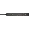 BRENNENSTUHL 6-ių lizdų ilgintuvas su 1x USB-C, 1x USB-A, apsauga nuo viršįtampių 13 500 A, 2 m kabelis, juoda/antracitas