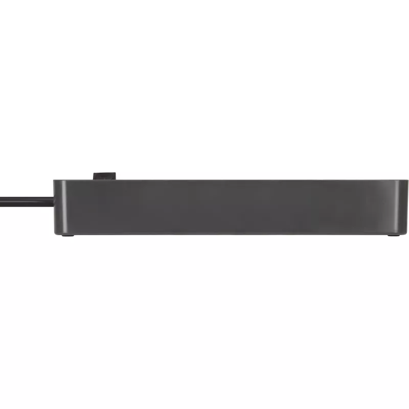 Brennenstuhl Ecolor 4-jungčių ilgintuvas su 2x USB-C, 1x USB-A, 1,5 m laidu, apsauginiu jungikliu, juodos/antracito spalvos
