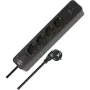 Brennenstuhl Ecolor 4-jungčių ilgintuvas su 2x USB-C, 1x USB-A, 1,5 m laidu, apsauginiu jungikliu, juodos/antracito spalvos