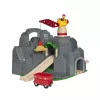 BRIO World kranas ir kalnų tunelis medinis geležinkelio rinkinys