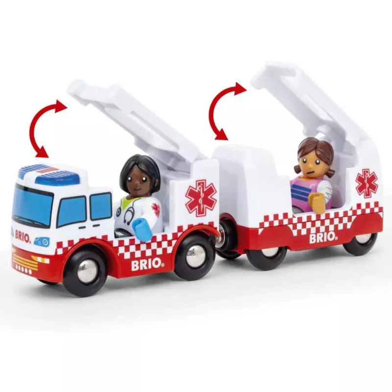 BRIO World gelbėjimo greitosios pagalbos automobilis