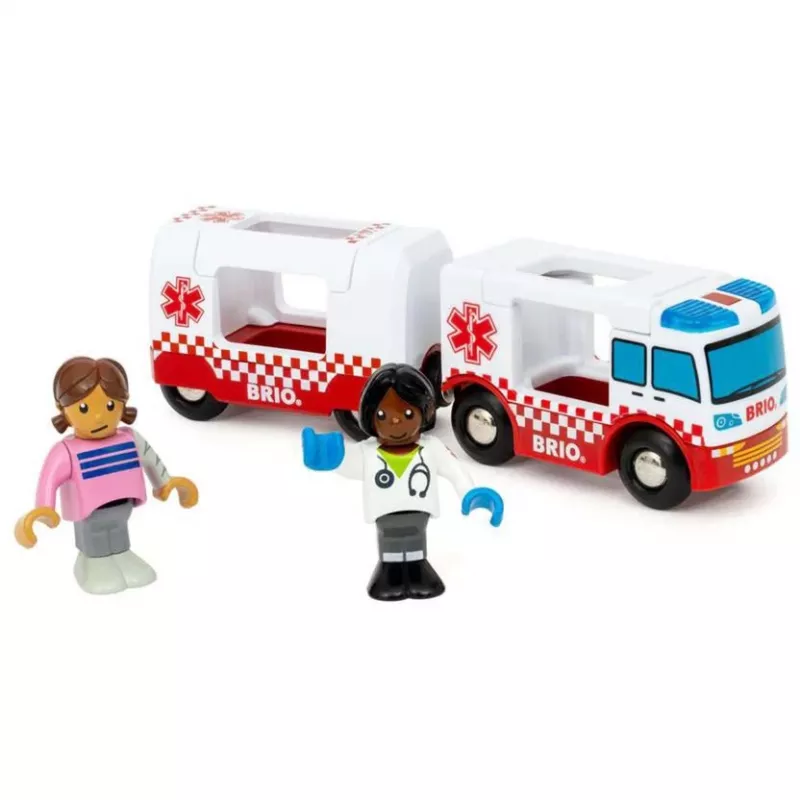 BRIO World gelbėjimo greitosios pagalbos automobilis