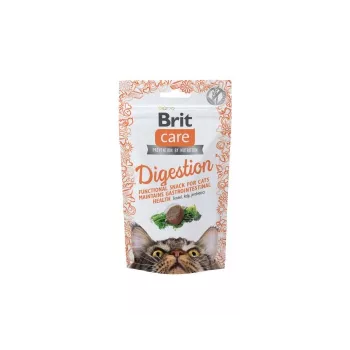BRIT Care Cat Snack Digestion – bekvapiai vištienos skanėstai virškinimui, 50 g