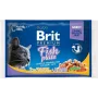 BRIT Premium Cat Fish Plate – šlapias kačių maistas, filė padaže, 4 x 100 g maišeliai