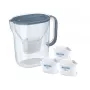 Brita Style Essential+ vandens filtro ąsotis su 3 MaxtraPro PP filtrais, tamsiai mėlynas, 2,4 L