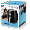 Brock AFM 3501 BK oro gruzdintuvė 3.5L 1300-1500W juoda skaitmeninė su krepšeliu