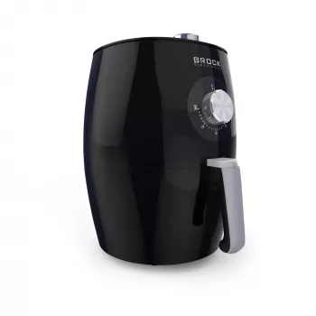 Brock AFM 3501 BK oro gruzdintuvė 3.5L 1300-1500W juoda skaitmeninė su krepšeliu