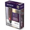 Brock BHC 2001 plaukų kirpimo mašinėlė, juoda/raudona, su laidu, nerūdijančio plieno peiliai, 4 šukų priedai (3-12 mm), reguliuojama kūgio svirtis