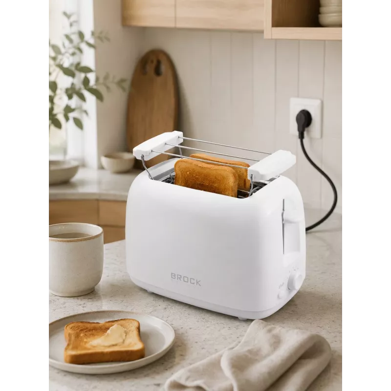 Brock BT 1008 WH 2 griežinėlių skrudintuvas 750W baltas