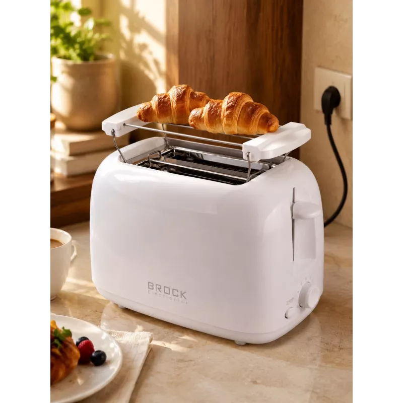 Brock BT 1008 WH 2 griežinėlių skrudintuvas 750W baltas