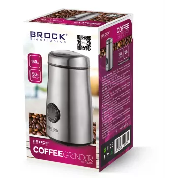 Brock CG 1050 SS kavos malūnėlis 150W, plieninis