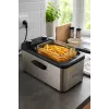 Brock DF 3001 SS gruzdintuvė 3,2 l 2200 W juoda/plieninė