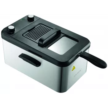 Brock DF 3001 SS gruzdintuvė 3,2 l 2200 W juoda/plieninė