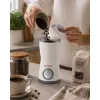 Brock ECP 105 elektrinė turkiška kavos virimo mašinėlė, 300 ml, 800 W, juoda ir nerūdijantis plienas, 4 puodeliai, belaidė su 360° pagrindu