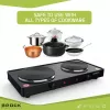 Brock EP 200 BK elektrinis virdulys – 1,7 l, 2200 W, dvigubos sienelės, juodas