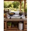 Sumuštinių keptuvė Brock GS 002 W, 750 W, nelimpančios trikampės plokštės, balta