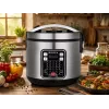 Brock MC 3203 multicooker 5L 900W juodas/plieninis