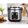 Brock MC 3203 multicooker 5L 900W juodas/plieninis