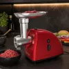 Brock MG 1502 RD mėsmalė 1500W, raudona/plieninė