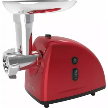 Brock MG 1502 RD mėsmalė 1500W, raudona/plieninė