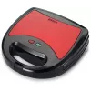Brock SSM 2003 RD 3-in-1 sumuštinių keptuvė, vaflinė ir grilis, 750 W, juoda/raudona