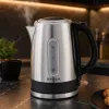 Brock WK 9903 SS elektrinis virdulys 1,7 l 2200 W juodas / nerūdijančio plieno su 360° pagrindu