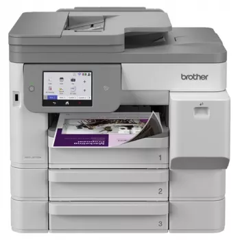 Brother MFC-J5117DW A3 spalvotas rašalinis daugiafunkcis įrenginys su spausdinimo, kopijavimo, skenavimo, faksu, dvipusiu spausdinimu, Wi-Fi, Ethernet, USB, 250 lapų dėklu, 50 lapų ADF, jutikliniu ekranu, baltas