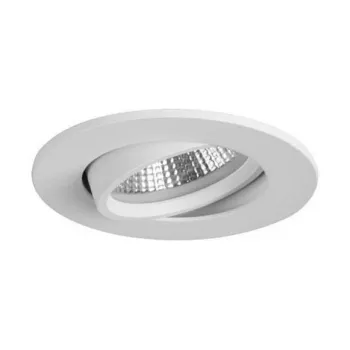 BRUMBERG INDIWO LED Recessed Spotlight Round White 6W 3000K 350mA Swivelling
