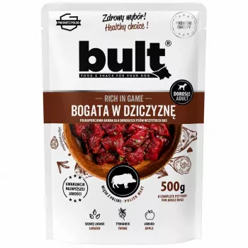 BULT Venison Pâté šlapias šunų ėdalas maišelyje 500g
