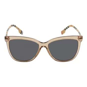 BURBERRY BE4308-385687 Moteriški katinėlio formos akiniai nuo saulės Havana 56/16/140 mm