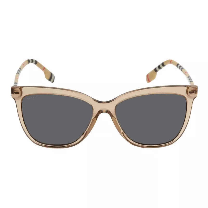BURBERRY BE4308-385687 Moteriški katinėlio formos akiniai nuo saulės Havana 56/16/140 mm