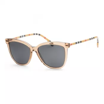 BURBERRY BE4308-385687 Moteriški katinėlio formos akiniai nuo saulės Havana 56/16/140 mm