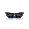 Burberry BE4462-345287 Moteriški Akiniai nuo Saulės Geometriniai Skaidriai Pilkas Acetatas Tamsiai Pilki Lęšiai 64/20/125 mm