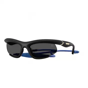 Burberry BE4462-345287 Moteriški Akiniai nuo Saulės Geometriniai Skaidriai Pilkas Acetatas Tamsiai Pilki Lęšiai 64/20/125 mm